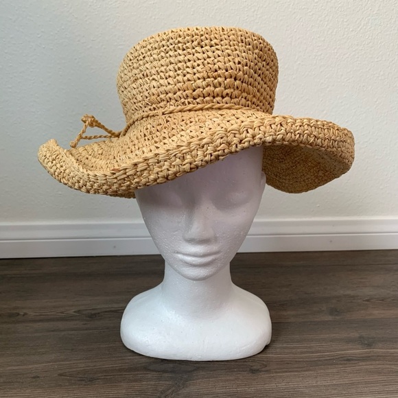 Crochet raffia Sun hat main image 4